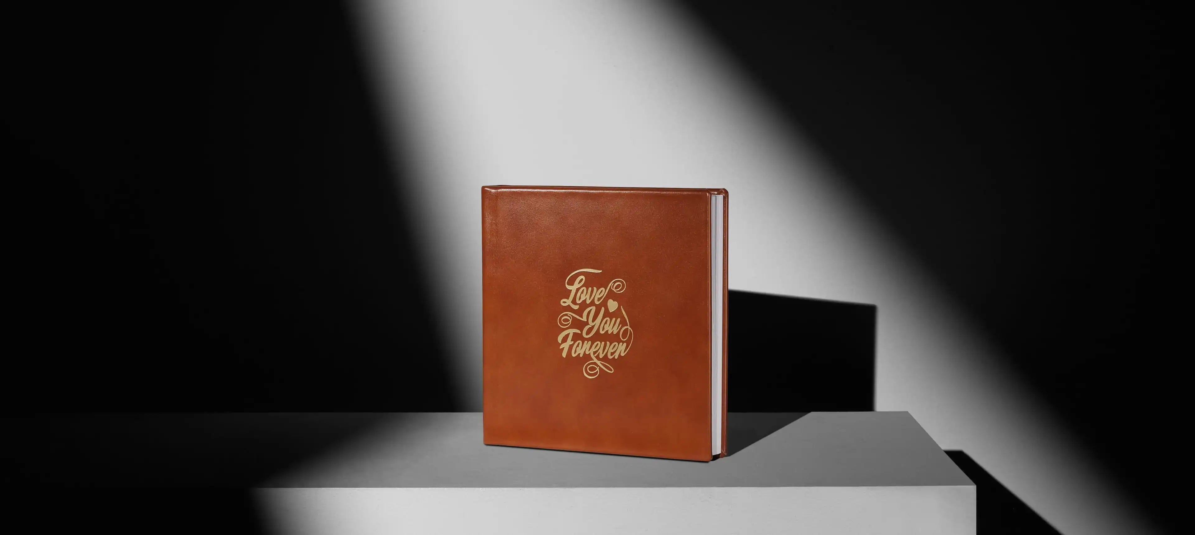 Custom Pet Memorial Photo Album -THE MEMORY PULSE: TIMELESS GRAIN