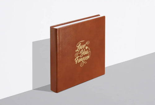 Custom Pet Memorial Photo Album -THE MEMORY PULSE: TIMELESS GRAIN